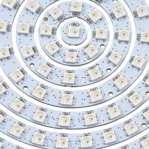 DC5V แหวน LED WS2812แบบแอดเดรสสีดำ-ขาวมี5050สี1-8-12-16-24-32-40-48-60-93-241LEDs RGB ไฟวงแหวน LED พร้อมไดรเวอร์ในตัว - Product Image 4