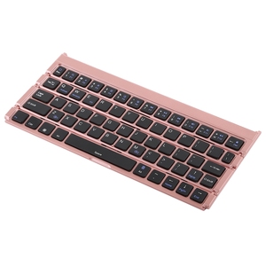 Teclado plegable GK608 ultradelgado para teléfono móvil, teclado inalámbrico barato para tableta y PC con soporte, sistema Android i OS Win - Product Image 2