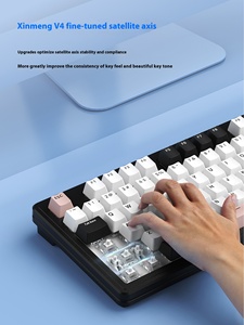 Xinmeng M87Lite Mechanical <strong>Keyboard</strong> Three-Mode for <strong>Computers</strong> and Laptops General <strong>Use</strong> for Gaming and Office <strong>Keyboard</strong>