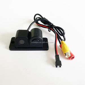 Cámara de respaldo de marcha atrás impermeable con radar Alerta de sonido Visión nocturna Sensor de estacionamiento de automóvil