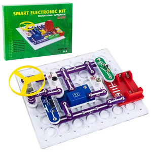 Kit di blocchi elettronici a circuito Kit scientifici per esperimenti di fisica per bambini circuito studenti regalo Creatie - Product Image 1