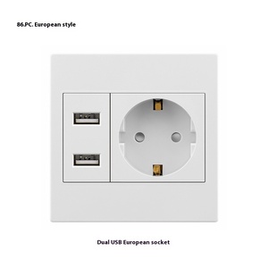 スマートホームUSB C2.1AヨーロッパソケットホームソケットUSB Type-C - Product Image 4