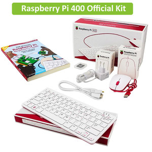 <strong>Raspberry</strong> <strong>Pi</strong> 400 Kits Official US <strong>Keyboard</strong> 4GB RAM 1.8G Cortex-A72 CPU + EU/US/UK /AU Power Supply + Video Cable + Guide RPI 400