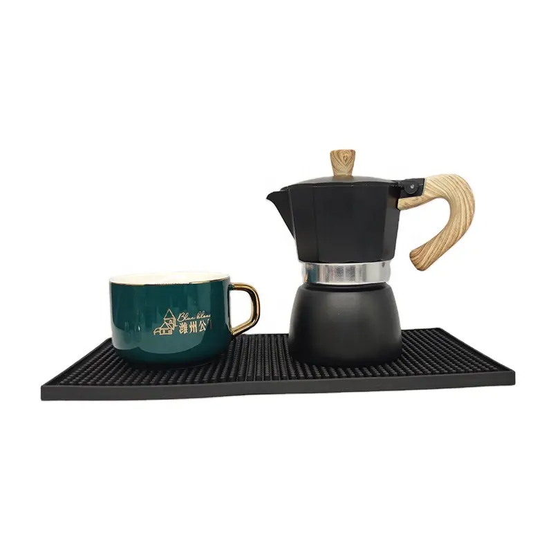 เครื่องชงกาแฟเอสเปรสโซ3cup พร้อมหม้อกาแฟ Moka Pot เครื่องชงกาแฟเอสเปรสโซอะลูมิเนียมอิตาเลียนแบบกำหนดเอง