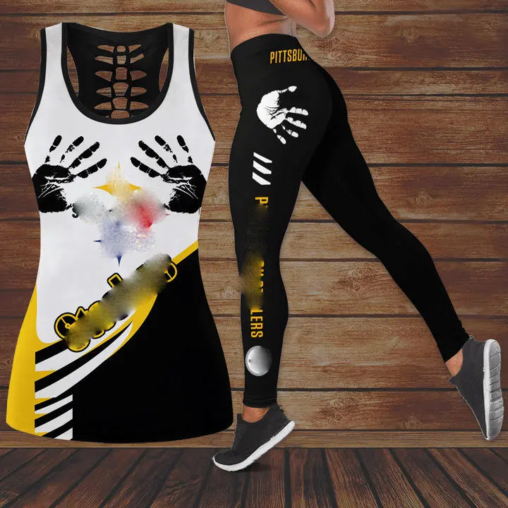 2024 Futebol americano 32 equipes Mulheres Meninas leggings conjuntos esporte Moda Personalizado Yoga Top e Down Leggings