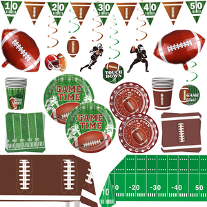 Siêu Bát theo chủ đề Mỹ bóng đá Nguồn cung cấp bên Bộ đồ ăn đặt giấy tấm ly khăn ăn bên Bộ đồ ăn dùng một lần thiết lập - Product Image 6