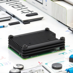 12-миллиметровый алюминиевый радиатор (C235) 30-миллиметровый охлаждающий вентилятор с ЧПУ обработанный совместимый с <span class=keywords><strong>Raspberry</strong></span> <span class=keywords><strong>Pi</strong></span> 4 см4 материнская плата - Product Image 1