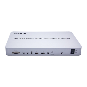 High Quality 4K <strong>HDMI</strong> Video Wall Processor with 3x3 2x2 1x2 <strong>Outputs</strong> Metal <strong>HDMI</strong> &amp; USB Controller 1 <strong>HDMI</strong> <strong>Input</strong> &amp; 12V <strong>Input</strong> - Product Image 5
