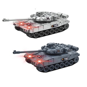 Iyi fiyat 1:24 ölçekli 5CH uzaktan ışık ve ses ile kumandalı Tank RC tankı oyuncak - Product Image 1