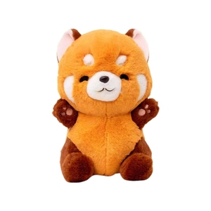 8-inch 20cm üretici toptan peluş hayvan Kawaii oyuncak yumuşak rakun dolması hayvan peluş oyuncak - Product Image 1