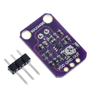 MAX4466 Microphone AGC Amplifier Board <strong>Sound</strong> <strong>Sensor</strong> Module Auto Gain Control Attack for <strong>Arduino</strong> MAX4466 PCB Board Diy Kit