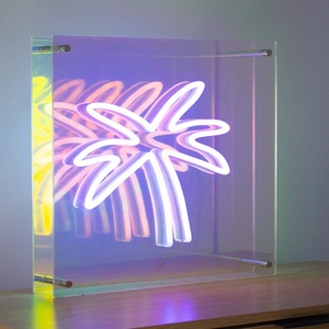 Biển Hiệu Neon Led Vô Cực Hiệu Ứng Gương 3D Cầu Vồng Đèn Biển Hiệu Neon Màu Gương Acrylic Để Trang Trí Tường Cửa Hàng - Product Image 4