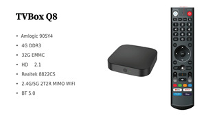 Großhandel Original 2,4 GHz 5GHz Dual Wifi Q8 Android TV-Box Smart Media Player 100M Ethernet Set Top Box Fabrik preis - Product Image 6