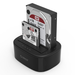 <strong>ORICO</strong> Dual Hard Disk Base Copier Sata Solid State Mechanical Protection Box <strong>2</strong>.5/3.5 &quot;Hard Disk Base 6228US3-C - Product Image 2