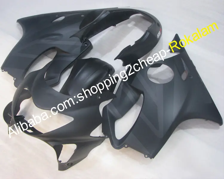 Disesuaikan Hadiah untuk Honda CBR600 F4 1999 2000 CBR600F4 99 00 CBR 600 600F4 Matte Hitam Bodi Bagian Sepeda Motor Set