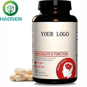 Paquete OEM/ODM, píldoras de suplemento de salud y función cerebral, ayuda a apoyar la memoria cerebral, suplemento herbal, cápsulas para el cerebro