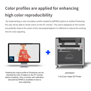 DLP LCD 3d için Antinsky tam renkli baskı reçine 2kg yüksek renk tekrarlanabilirlik ve düşük büzülme 3d fotopolimer reçine - Product Image 4