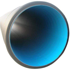 HDPESN4コルゲートHDPEチューブ600 mm廃棄物HDPEパイプツインウォールプラスチック排水パイプ - Product Image 4