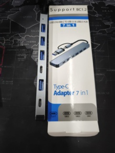 兼容以太网pd多端口c型至usb 3.0集线器分离器5 6 7 8 11合1适配器笔记本电脑扩展坞usb c集线器 - Product Image 5