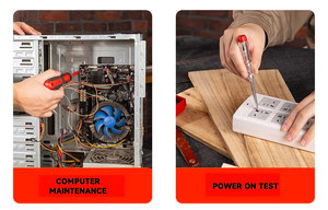 VDE Cách Điện Screwdriver 6 Cái Từ Mẹo <span class=keywords><strong>Bit</strong></span> Screwdriver Tournevis <span class=keywords><strong>Set</strong></span> Schroevendraaierset - Product Image 4