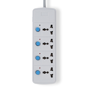 Seebest低価格4ウェイ16A250V電気延長ソケットユニバーサルソケットスイッチ/安全シャッター付きスマート電源ソケット - Product Image 3