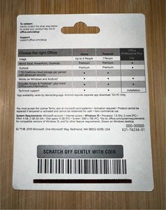 Văn phòng 2019 chuyên nghiệp cộng với phiên bản thẻ khóa với giấy phép khóa kích hoạt trực tuyến toàn cầu-Nhà máy thẻ 1PC niêm phong mới - Product Image 6