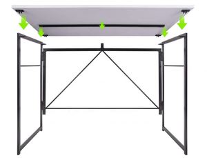 WEKIS Modern Simple Writing <span class=keywords><strong>Computer</strong></span> Schreibtisch Schreibtisch Schreibtisch im industriellen Stil Klappbarer Laptop-Tisch für Home Office <span class=keywords><strong>Notebook</strong></span>-Schreibtisch