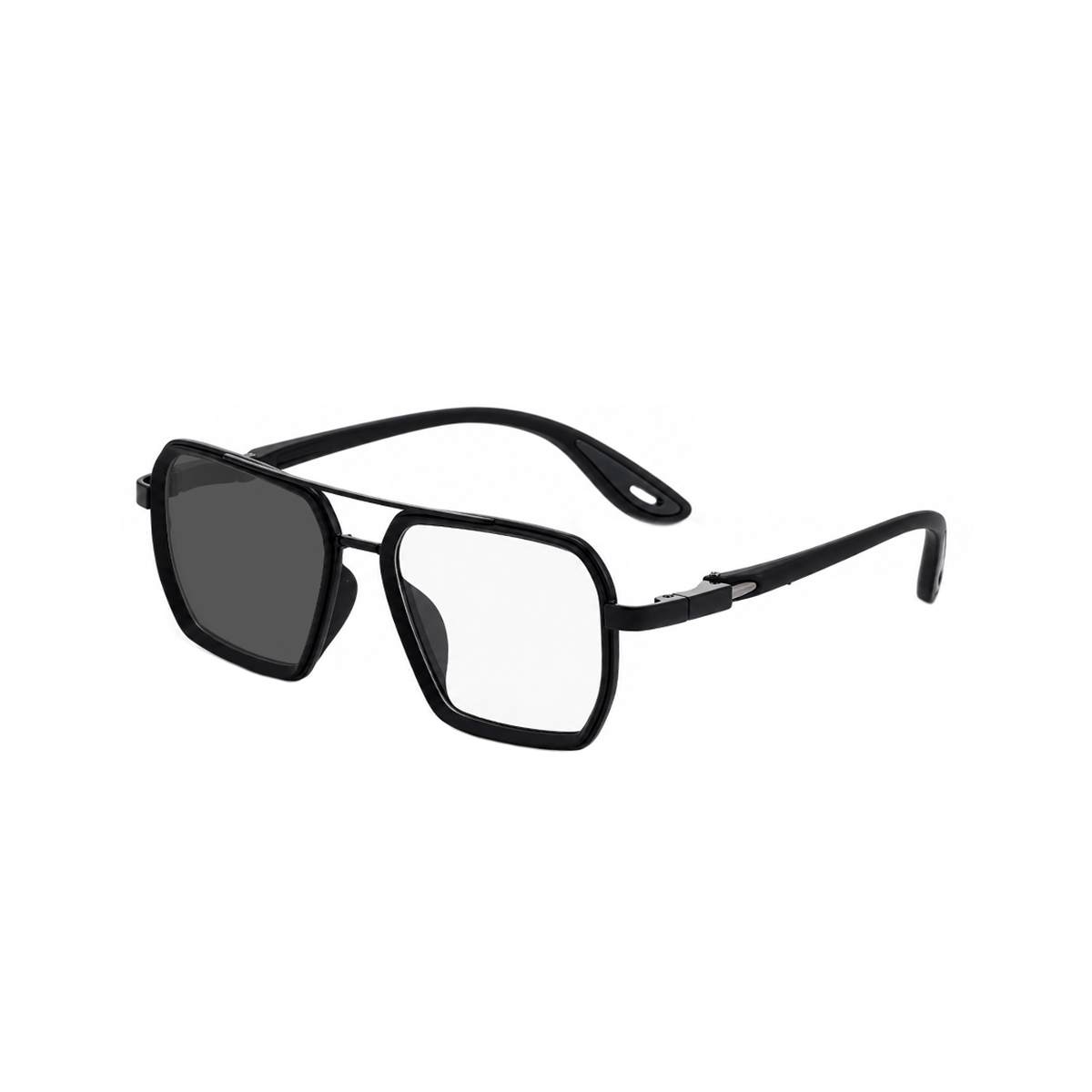 C2 Matte Black Frame White Turn Gray