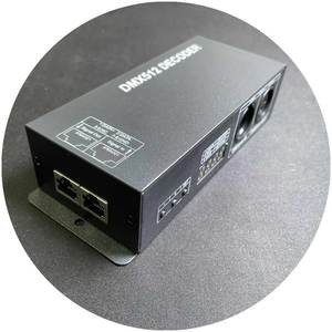 Hochwertiger 4A 4-Kanal-DMX-Controller PWM-Steuerungssignal-Digital-Display DMX512 Decoder für RGBW-Streifen - Product Image 1