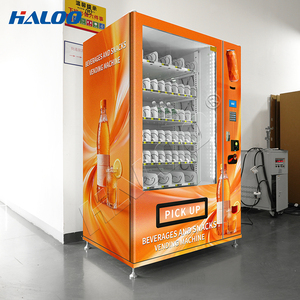 Haloo Máy bán hàng tự động nhà sản xuất maquina expendedora 24 giờ tự phục vụ Snack và uống Combo Automat Máy bán hàng tự động - Product Image 3