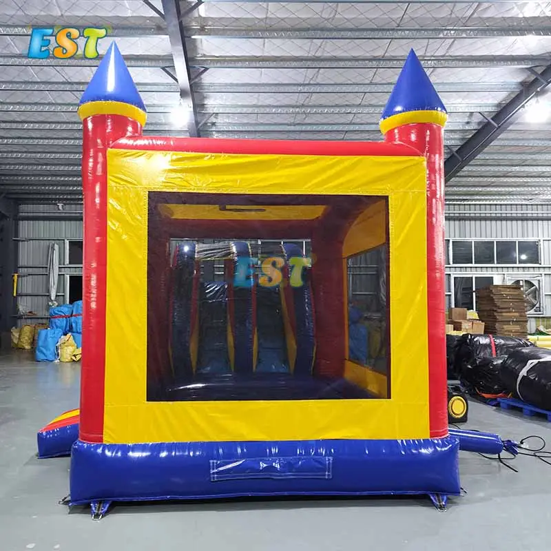 Comercial inflável Bouncer Lua inflável Bounce Slide House Combo Bag Custom Party Set Castle Birthday