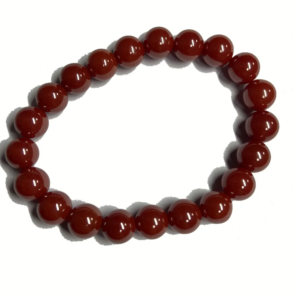 Coral sintético vermelho leitoso zircônia cúbica pedra solta pérolas cz gemstone pulseira à venda