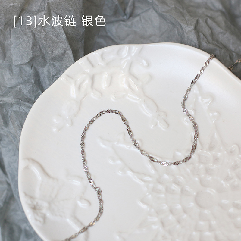 1.8mm silver Singapore chain