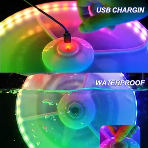 38 LED uçan Disk açık spor oyunları için 12 aydınlatma modları ile LED ışık renkli yanıp sönen Disk gece oyun ve arka bahçesinde eğlenceli - Product Image 4