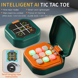 ABS aile eğlenceli strateji kurulu oyunları ara beceri seviyesi taşınabilir elektronik Tic-Tac-Toe oyun oyuncak çocuklar için - Product Image 4