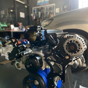 Bevinsee ผู้โดยสารด้านข้าง LS R4 A/C สูง Mount คอมเพรสเซอร์สําหรับ Chevy LQ LS2 LS3 LS6 Vortec รถบรรทุกสามเหลี่ยม - Product Image 2