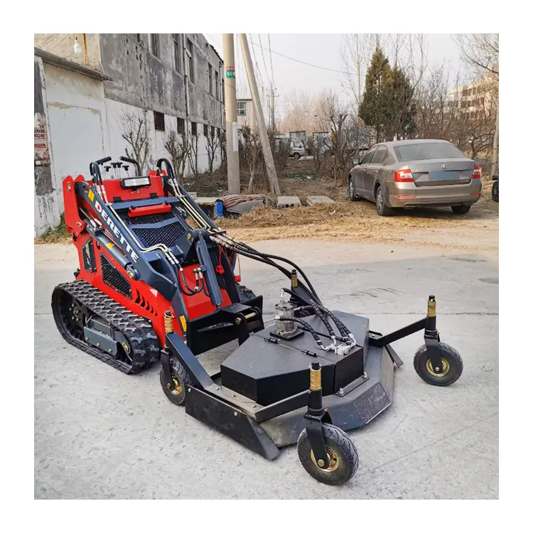 china Lawn mower new cheaper Attachment for mini skid steer loader