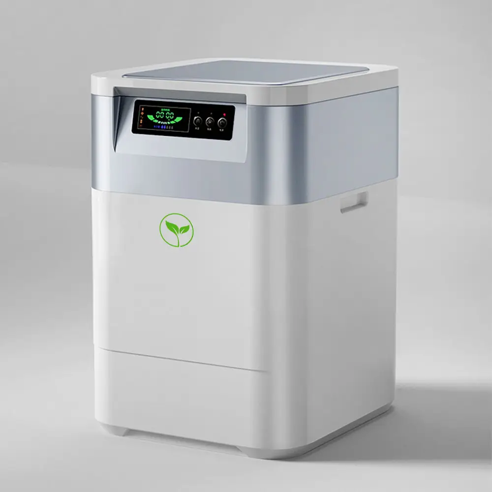 Riciclaggio automatico compostaggio rifiuti da cucina a casa 50 batterie in acciaio inox lotto ABS plastica commutatore motore Forno stufa