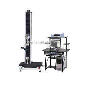 เครื่องทดสอบการบีบอัดแรงดึงแบบสปริงอัตโนมัติคอมพิวเตอร์5KN 2KN 500N หนีบแบบปรับแต่งได้
