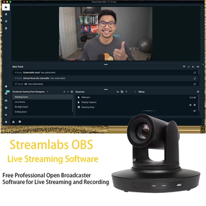 Бесплатная доставка USD288 G410 TV Studio Camera 4K 10X оптический зум AI автоматическое отслеживание Конференц-видеокамера для потоковой передачи событий - Product Image 6