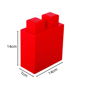 Color personalizado Bloques de construcción de gran tamaño Seguridad Plástico ABS Bloques de construcción de gran tamaño para jardines de infantes - Product Image 4
