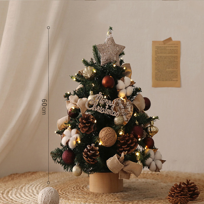 60cm coffee-colored cotton green