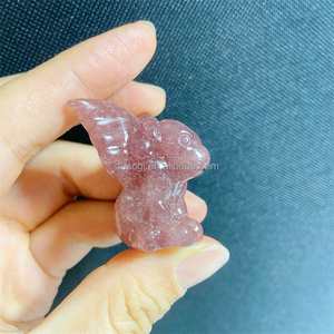 Toptan doğal kristal el oyma obsidyen <span class=keywords><strong>Gargoyles</strong></span> kristal zanaat gül kuvars <span class=keywords><strong>Gargoyles</strong></span> ev dekorasyon için