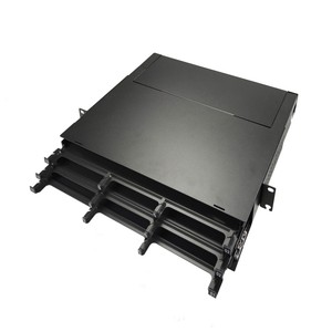 Panel de conexión de fibra óptica 1U 19 ''hasta 144 fibras (MPO/LC/SC/ST/FC) Caja de montaje en rack Cajón deslizante ODF para centro de datos/FTTX - Product Image 2