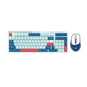 Ratón inalámbrico Combo de teclado Tres modos Juego Business Office Keyboard Mouse Combo Laptop Computer Keyboard - Product Image 1