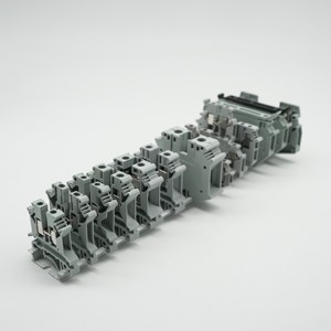 Top Contact Push-in Technology <strong>Double</strong> Level Through <strong>Spring</strong> Cage Din Rail <strong>Terminal</strong> <strong>Block</strong> - Product Image 2