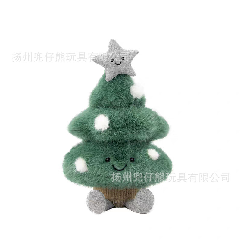 Nouvel arbre de Noël à pois de neige
