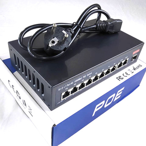 セキュリティシステムQoS & SNMP機能のための11ポートフルイーサネット1000M PoE + ネットワークスイッチ - Product Image 3