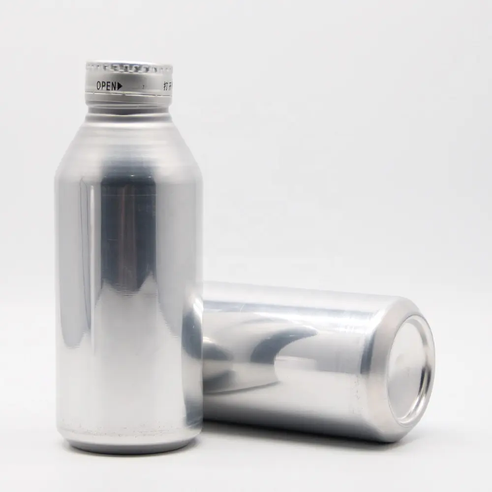 Bottiglia di alluminio del barattolo di latta della bevanda di energia di piccola dimensione vuota ecologica su misura di progettazione di stampa all'ingrosso di alta qualità