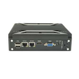 OEM Computadora sin ventilador PC de escritorio Barebone 12th Gen N100 Dual Lan Dual Com 6USB Linux windows11 Pro Industrial Mini PC - Product Image 1